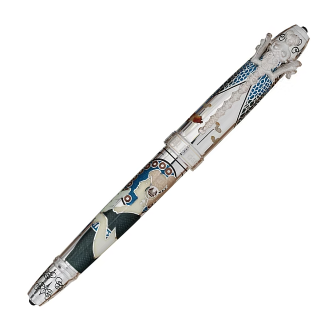 David Oscarson 25th Silver Anniversary Art Nouveau Limited Edition - Fountain Pen