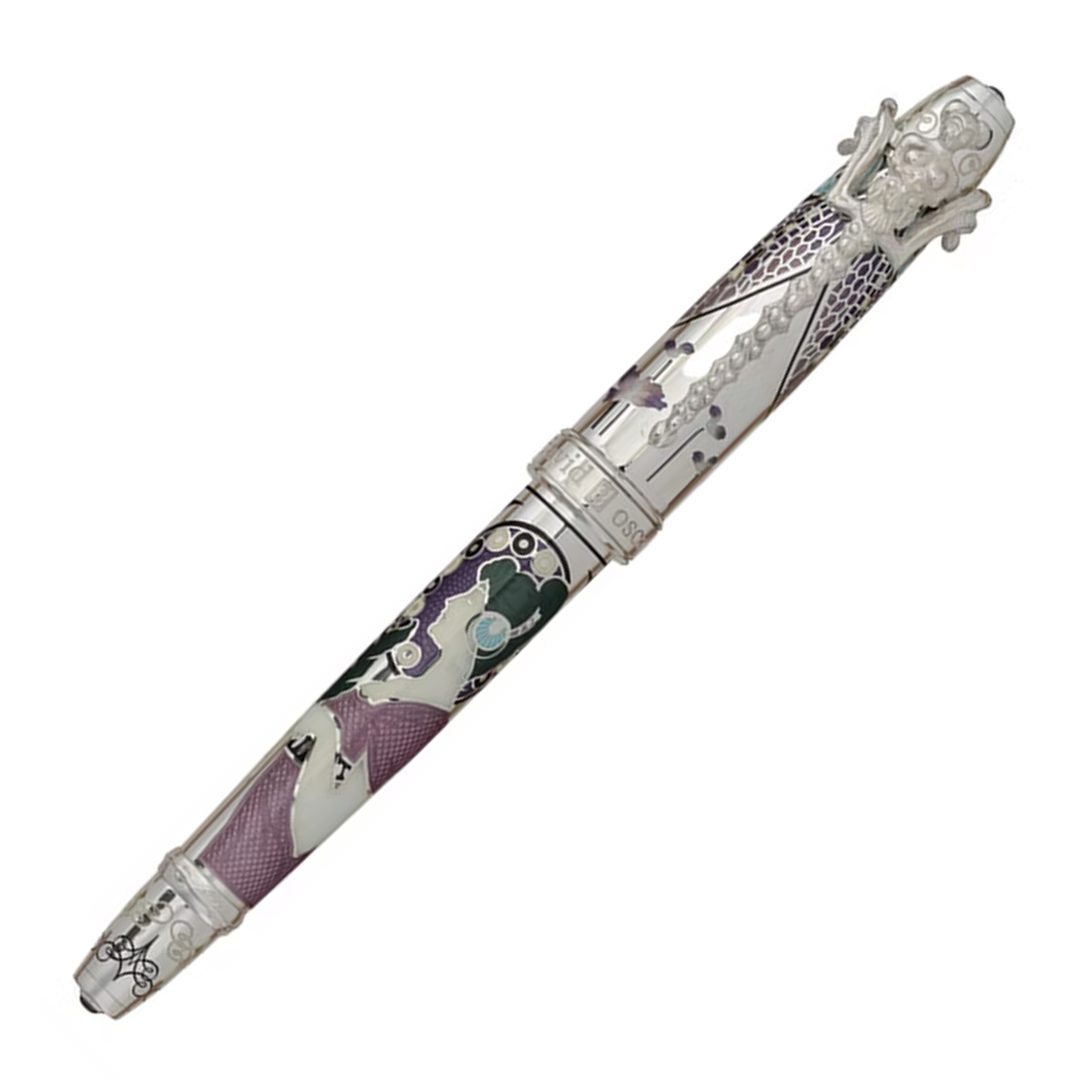 David Oscarson 25th Silver Anniversary Art Nouveau Limited Edition - Fountain Pen