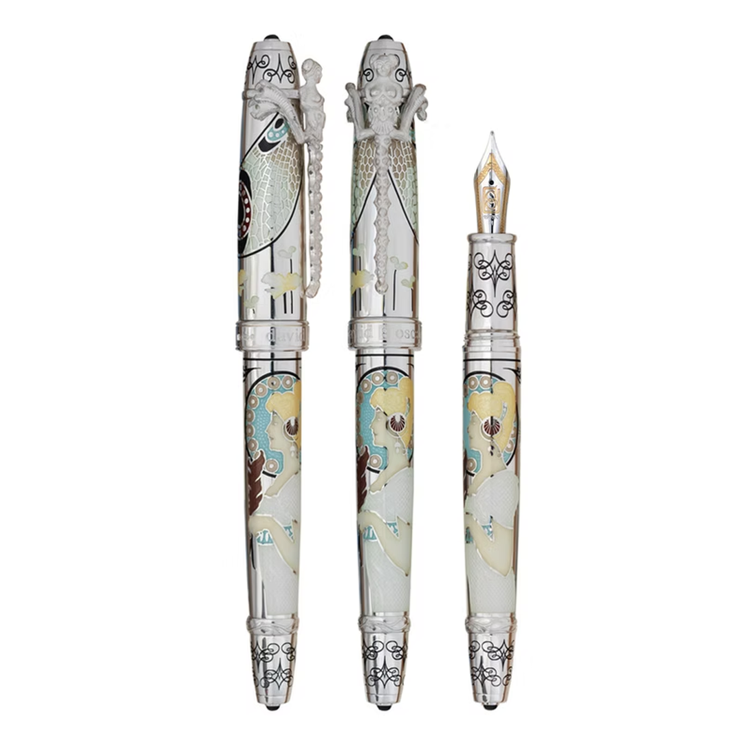 David Oscarson 25th Silver Anniversary Art Nouveau Limited Edition - Fountain Pen