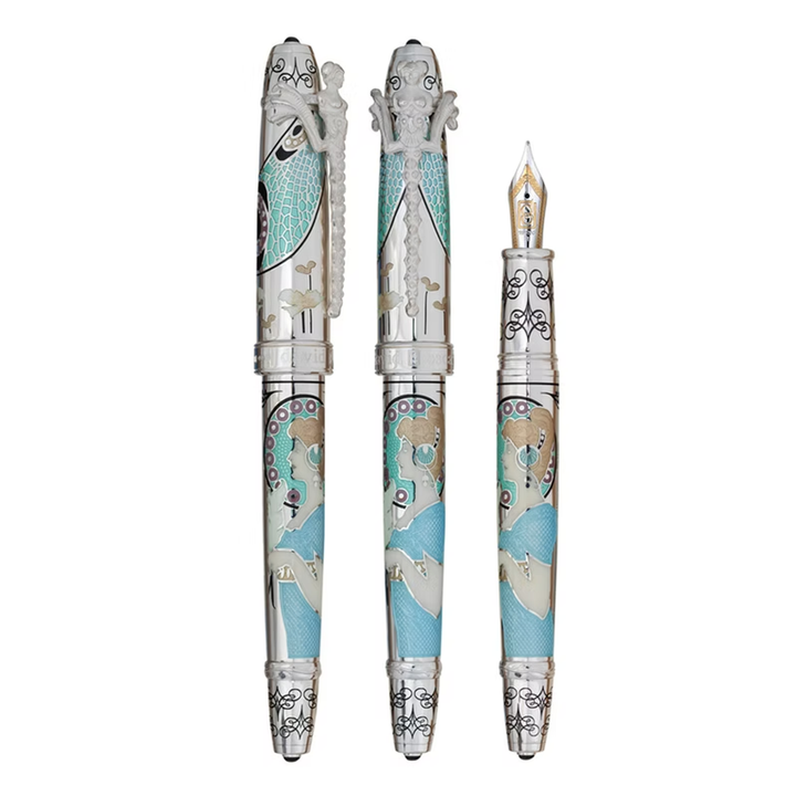 David Oscarson 25th Silver Anniversary Art Nouveau Limited Edition - Fountain Pen