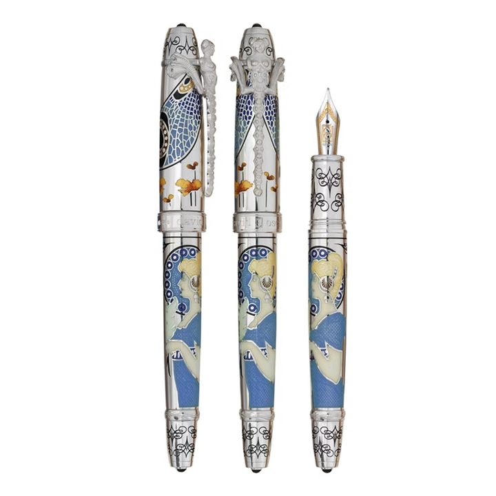 David Oscarson 25th Silver Anniversary Art Nouveau Limited Edition - Fountain Pen