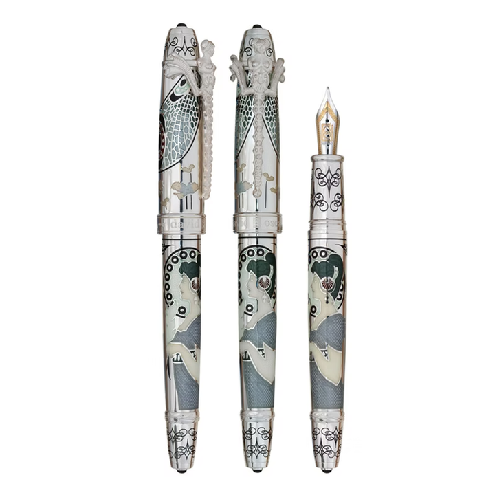 David Oscarson 25th Silver Anniversary Art Nouveau Limited Edition - Fountain Pen