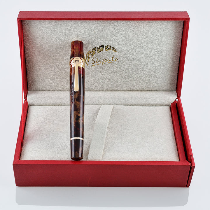 Stipula Leonardo da Vinci Amber Limited Edition Fountain Pen