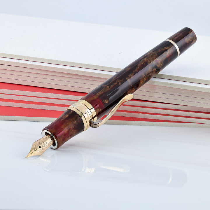 Stipula Leonardo da Vinci Amber Limited Edition Fountain Pen