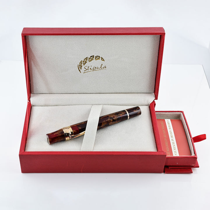 Stipula Leonardo da Vinci Amber Limited Edition Fountain Pen