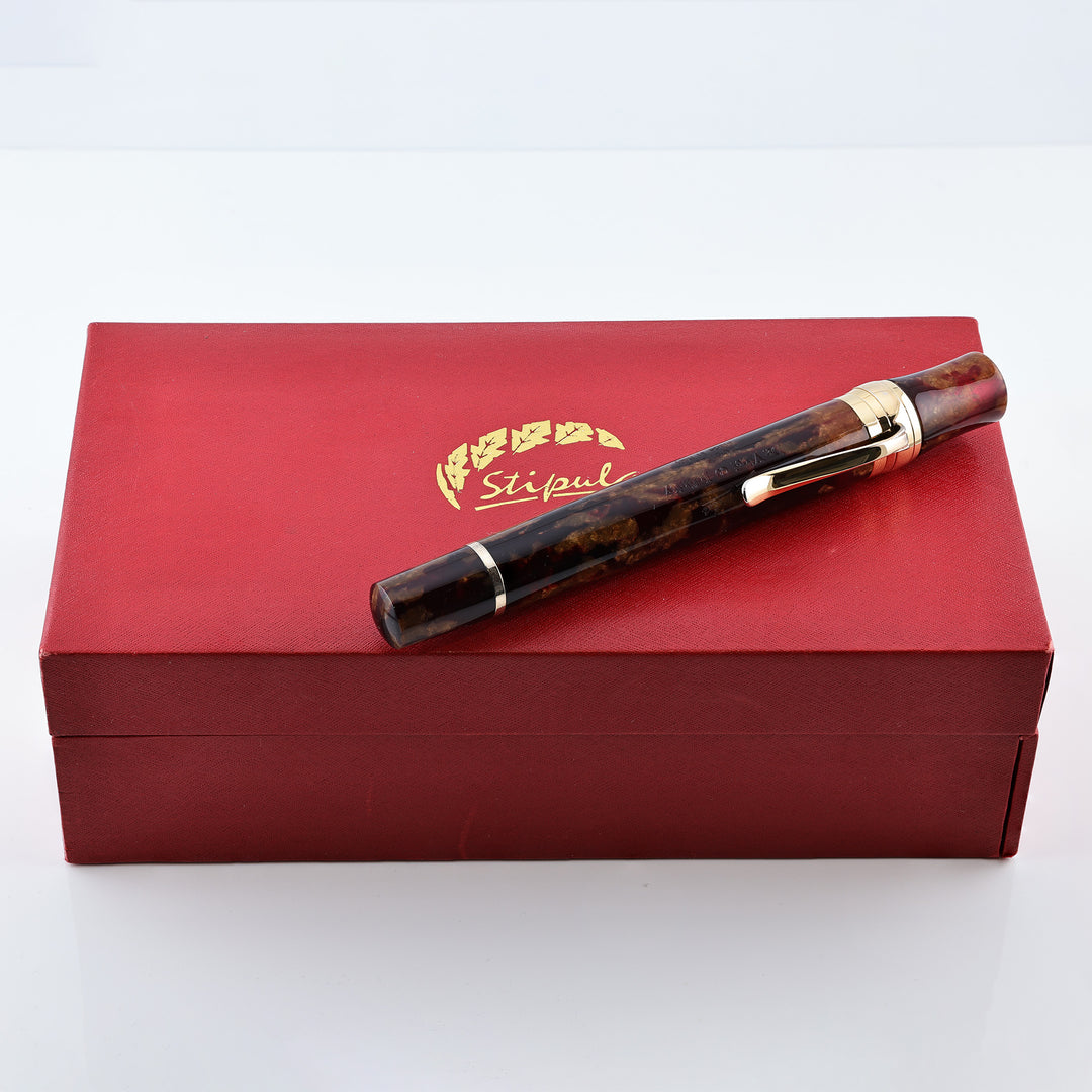 Stipula Leonardo da Vinci Amber Limited Edition Fountain Pen