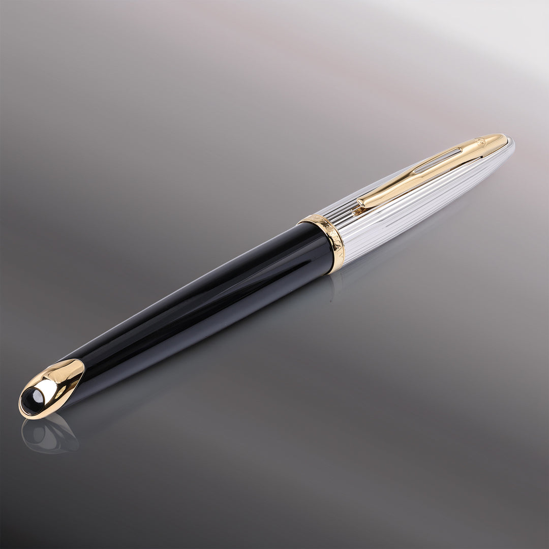 Waterman Carene Deluxe Black and Gold Fountain Pen