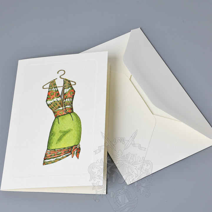 Dress Fold Notecards 3.33" x 5.12" (12ct.) | Rossi 1931 Italian Stationery