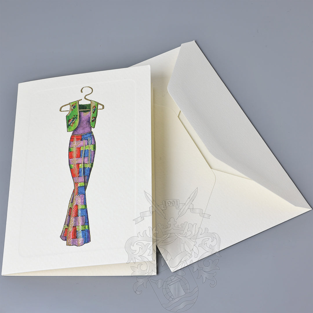 Dress Fold Notecards 3.33" x 5.12" (12ct.) | Rossi 1931 Italian Stationery