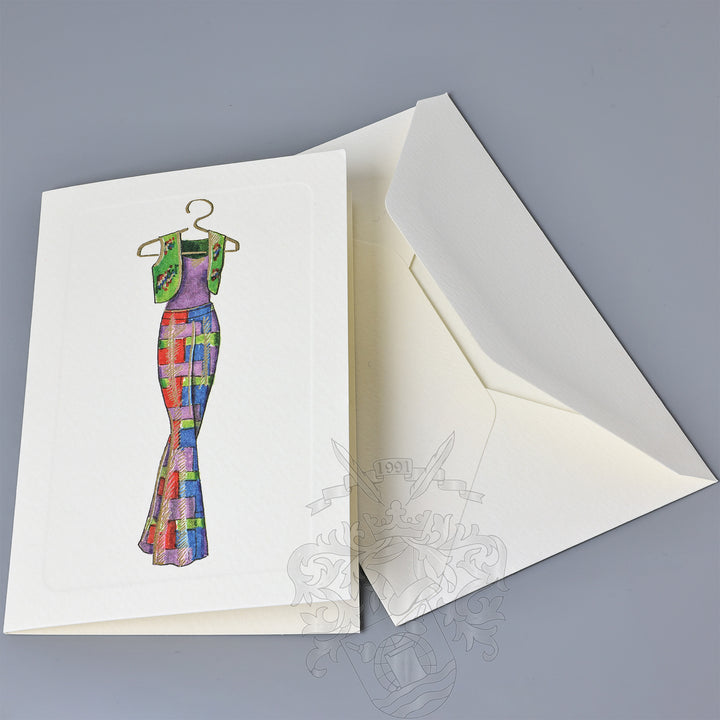 Dress Fold Notecards 3.33" x 5.12" (12ct.) | Rossi 1931 Italian Stationery