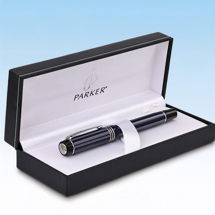 Parker Duofold Pinstripe Blue Fountain Pen