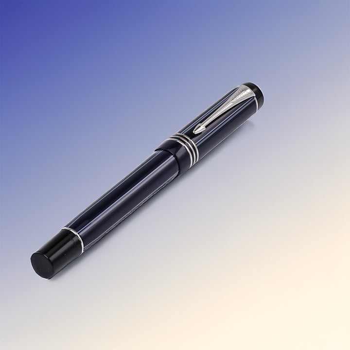Parker Duofold Pinstripe Blue Fountain Pen
