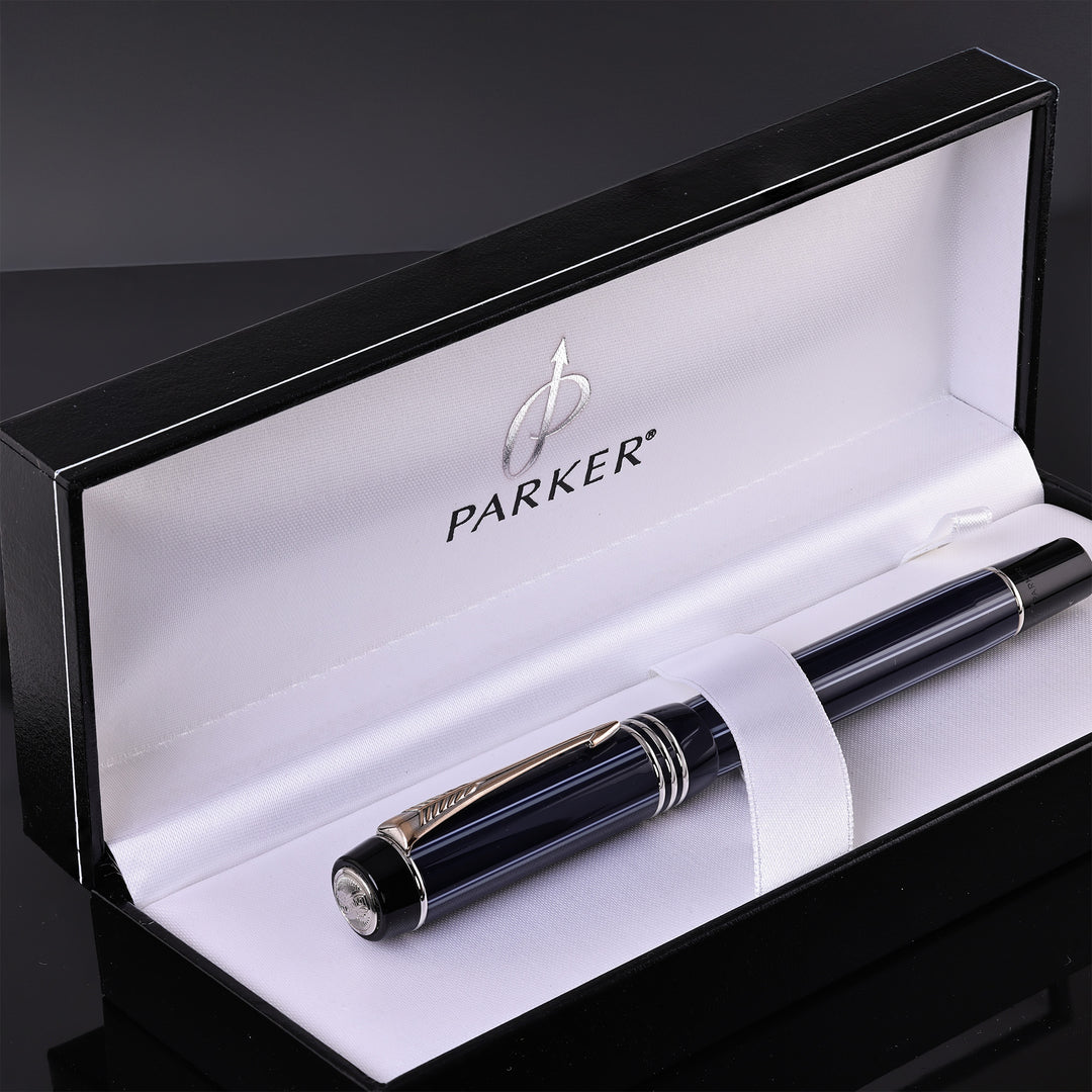 Parker Duofold Pinstripe Blue Rollerball