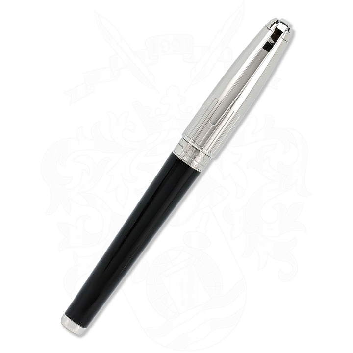 S.T. Dupont Olympio XL Black Lacquer & Palladium Lines FP