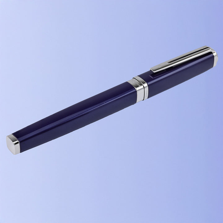 Waterman Exception Slim Blue With Silver Trim Fountain Pen