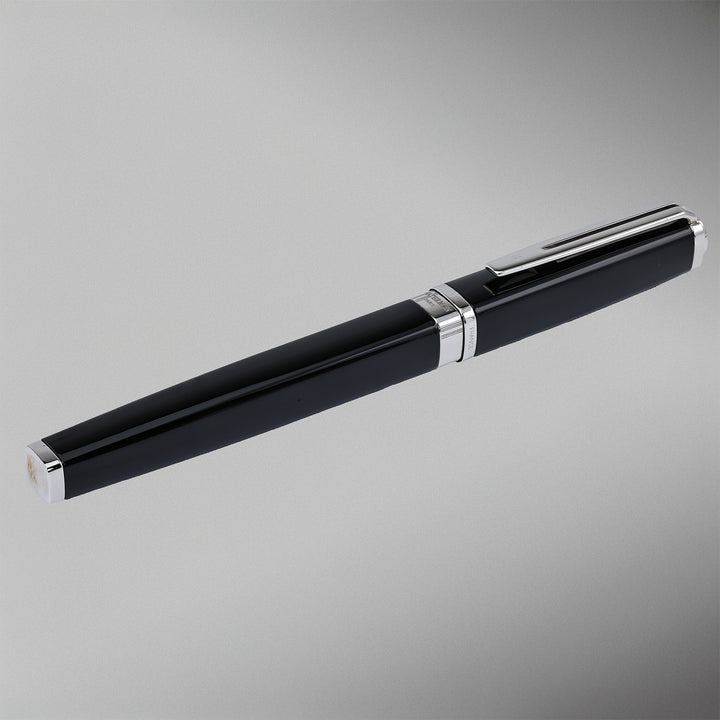Waterman Exception Slim Black With Silver Trim Fountain Pen