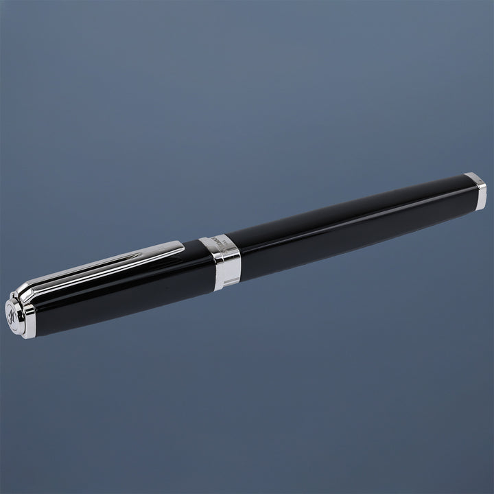 Waterman Exception Slim Black With Silver Trim Fountain Pen