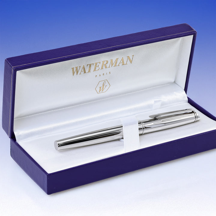 Waterman Expert-Hemesphere Silver Fountain Pen
