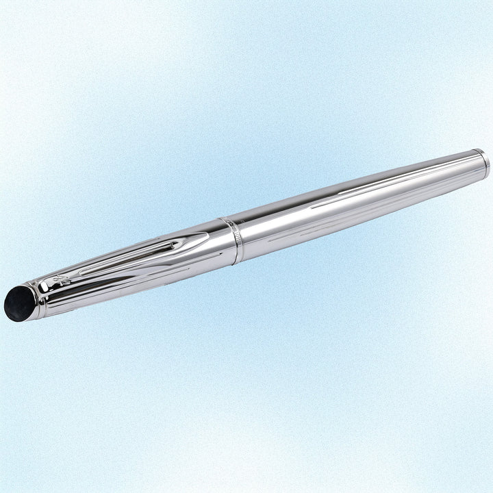 Waterman Expert-Hemesphere Silver Fountain Pen