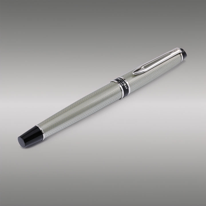 Waterman Expert Silver Chiseled Lacquer Fountain Pen