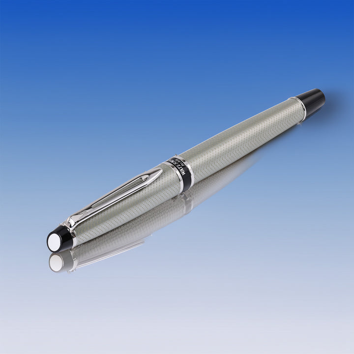 Waterman Expert Silver Chiseled Lacquer Fountain Pen