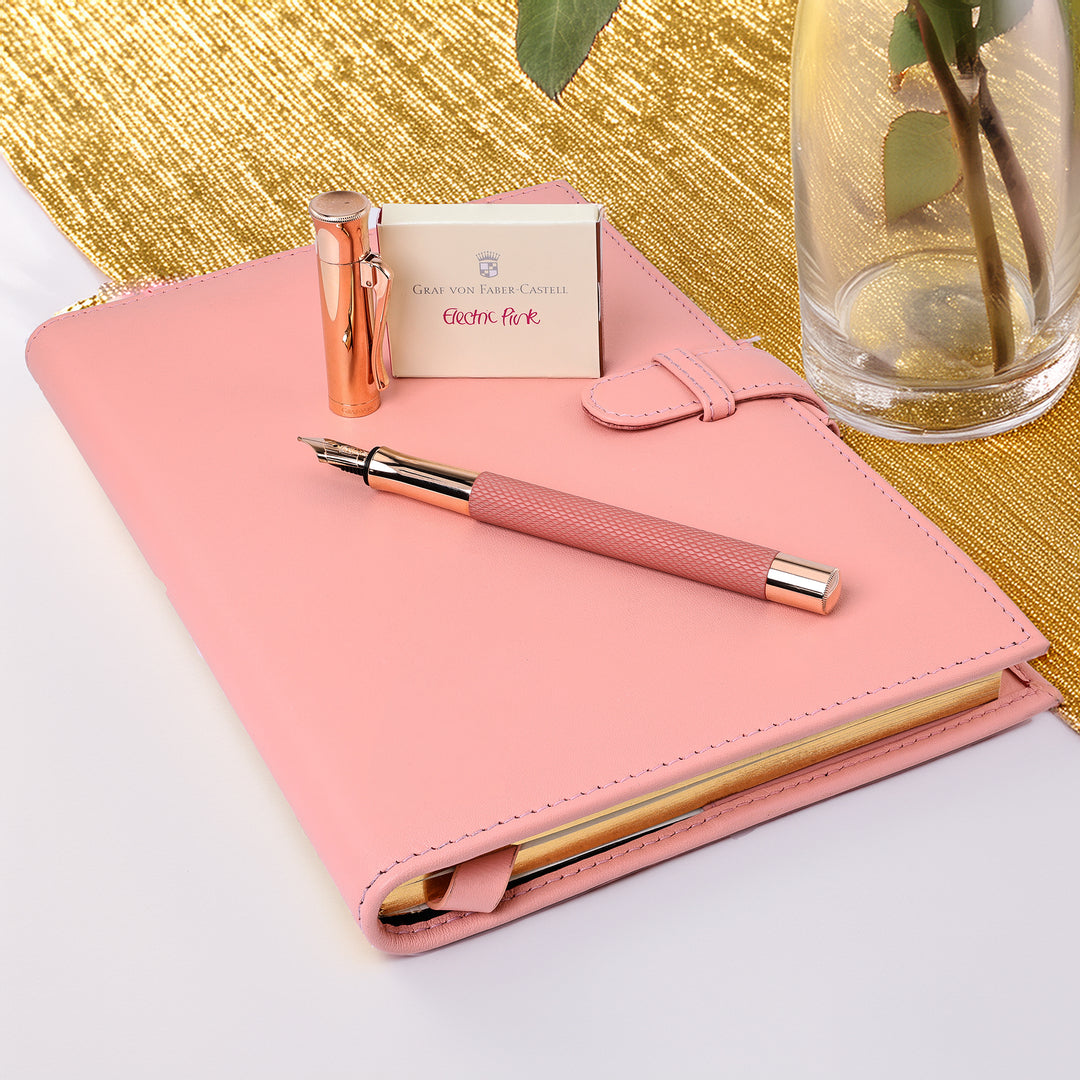 Graf von Faber-Castell Rose Blush Fountain Pen with Journal