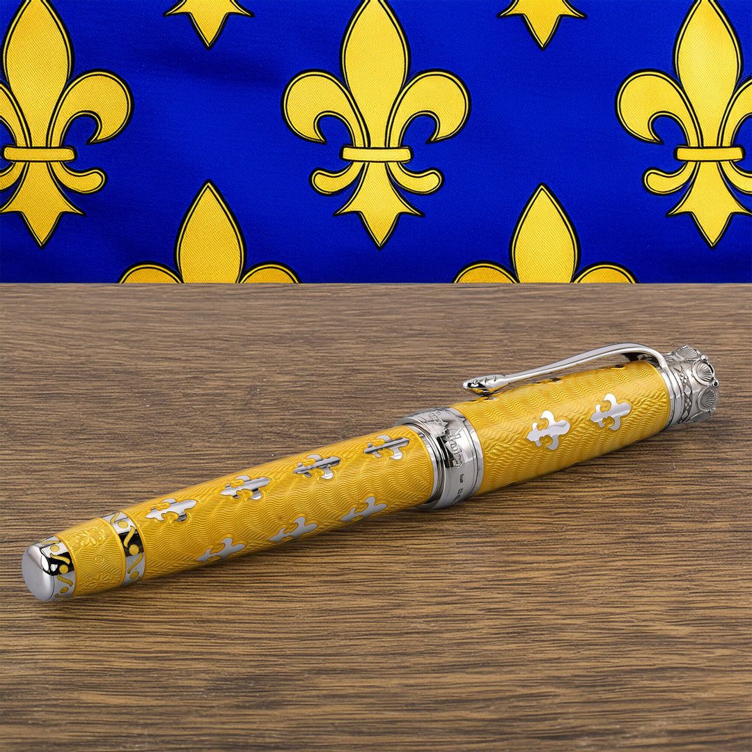 Michel Perchin Yellow Fleur De Lis