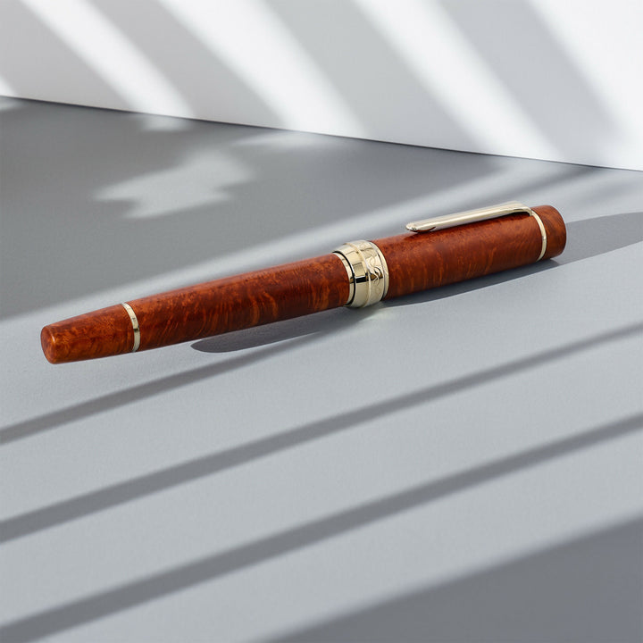 Sailor 90th Anniversary Mannenhitsu Doraku Briar Fountain Pen