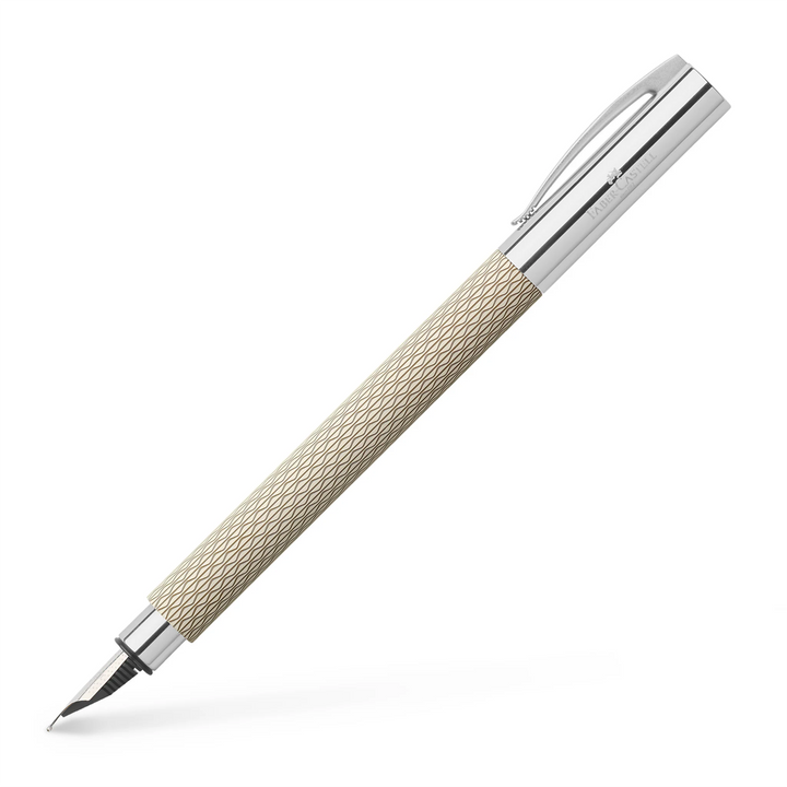 Faber-Castell Ambition OpArt White Sand - Fountain Pen