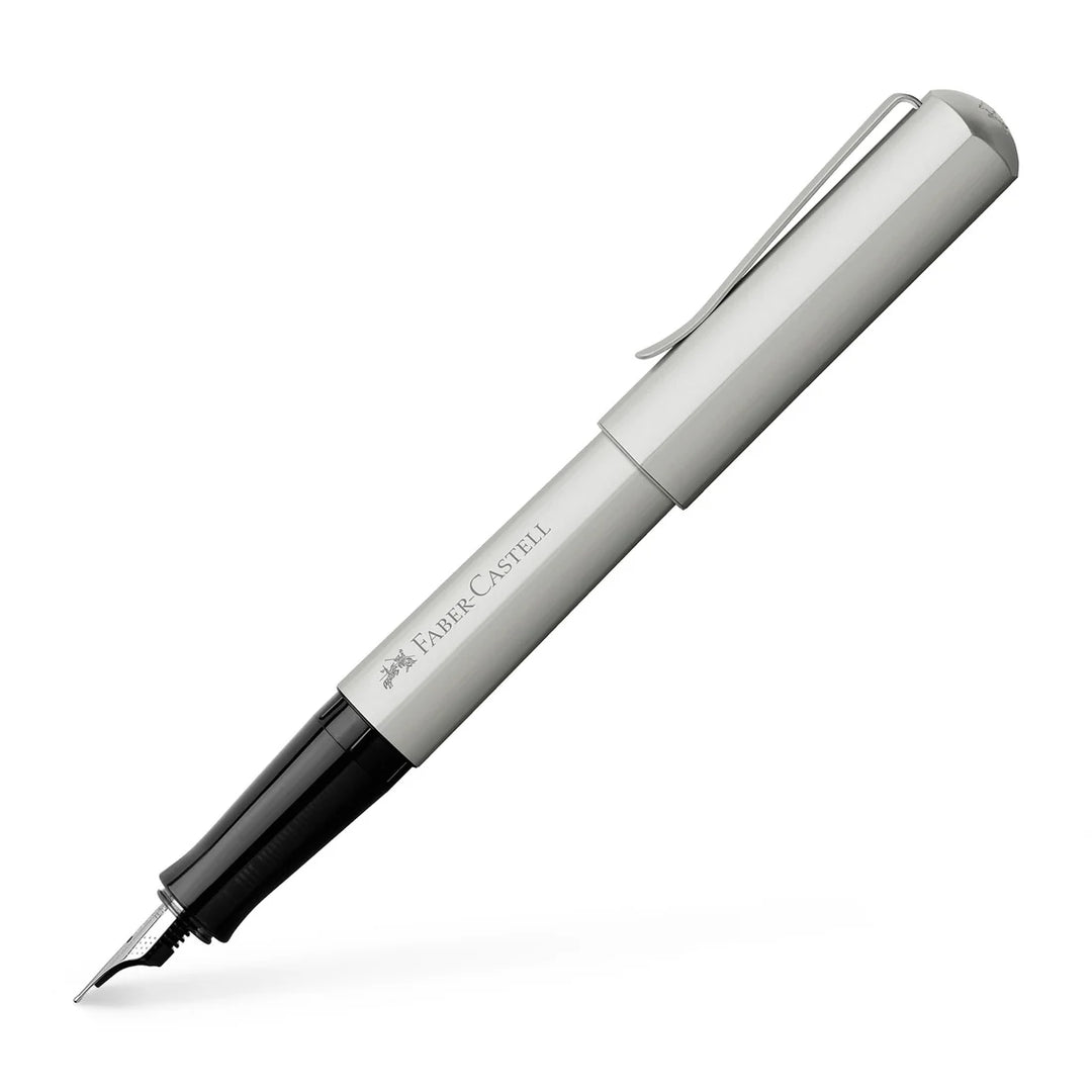 Faber-Castell Design Hexo Silver Matt Fountain Pen