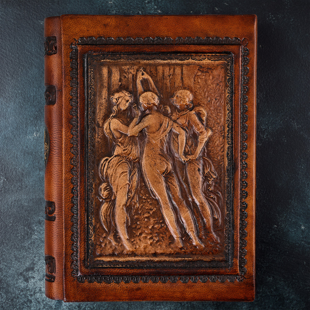 Three Graces Italian Refillable Leather Journal