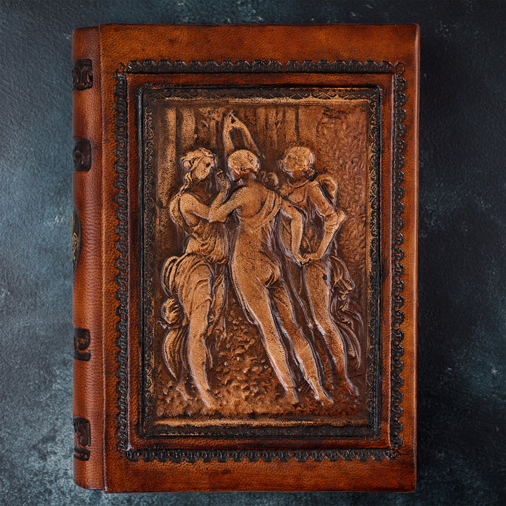 Three Graces Italian Refillable Leather Journal