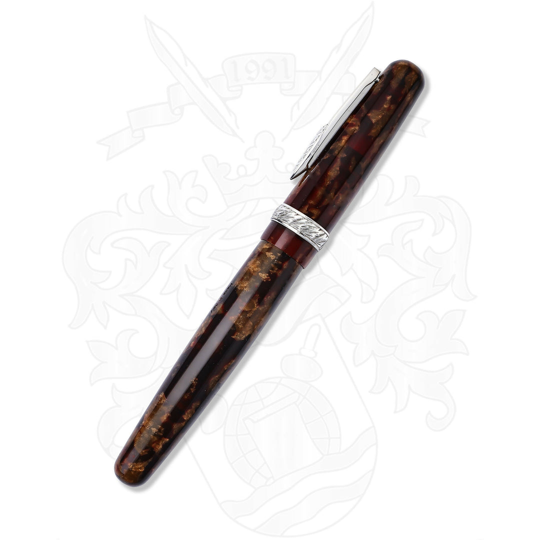 Stipula Etruria Amber Fountain Pen
