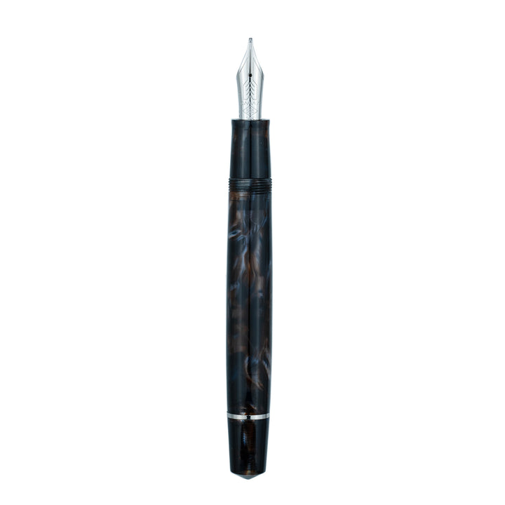 OMAS Bologna Galassia Fountain Pen With Silver Trim