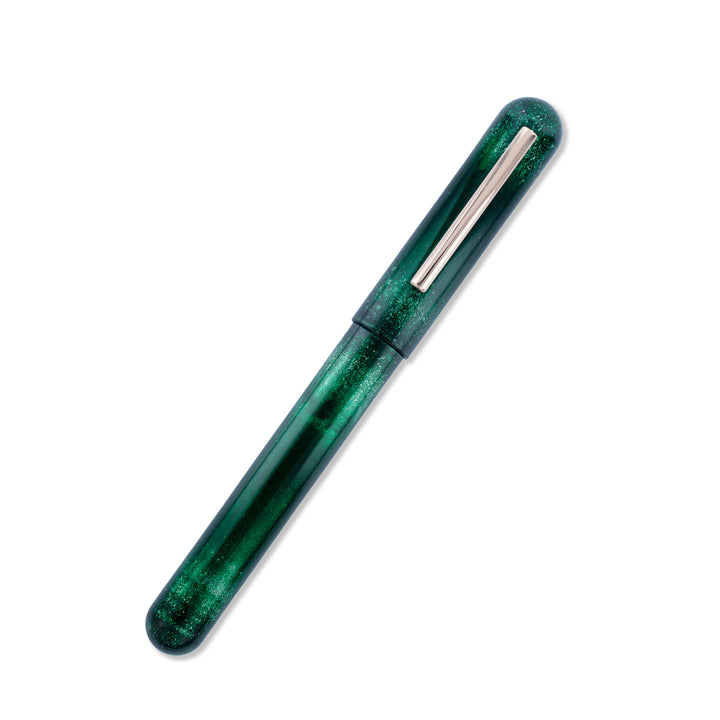 IKKAKU By Nahvalur Moon Trilogy Fountain Pens - Green Moon
