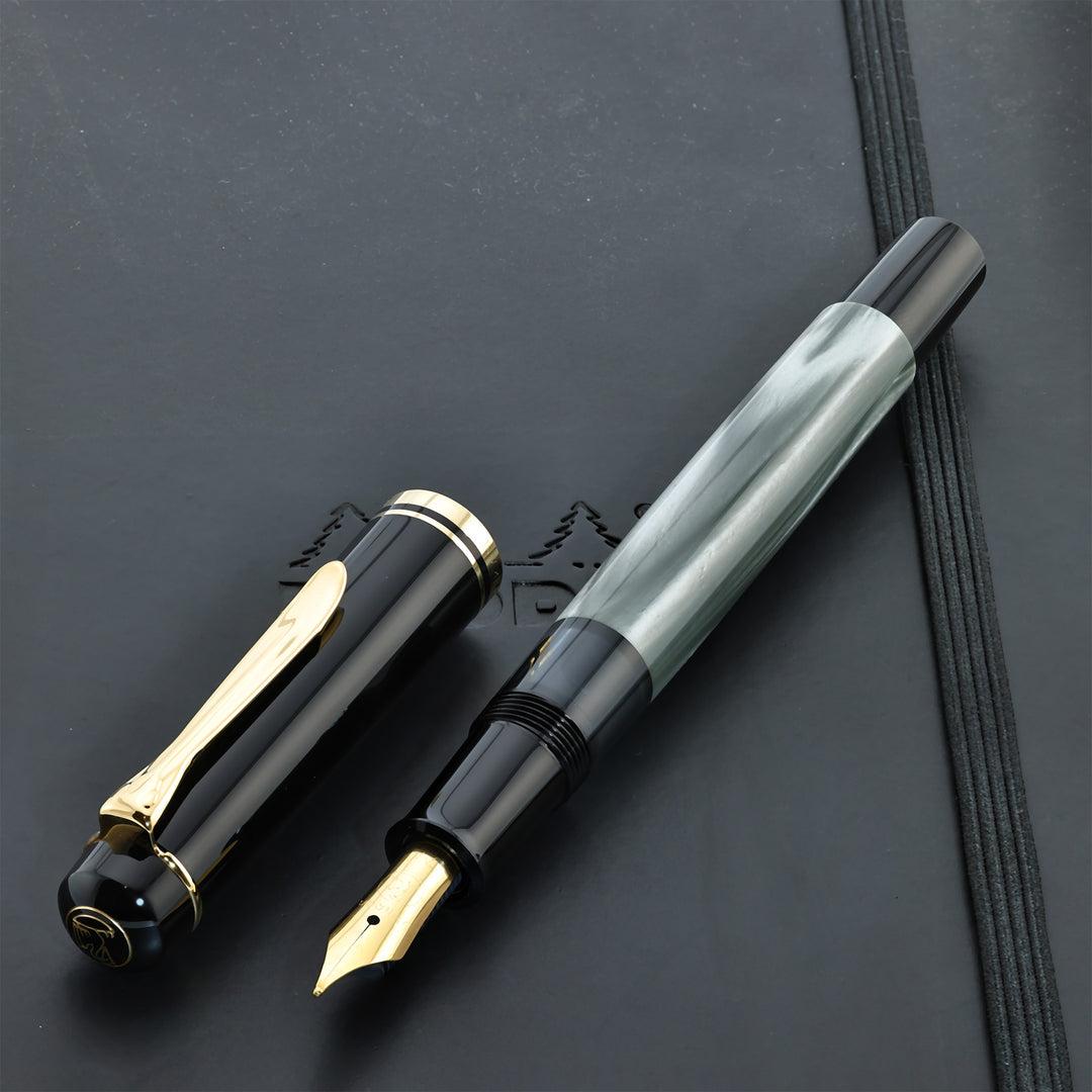 Pelikan M200 Grey Marble Fountain Pen