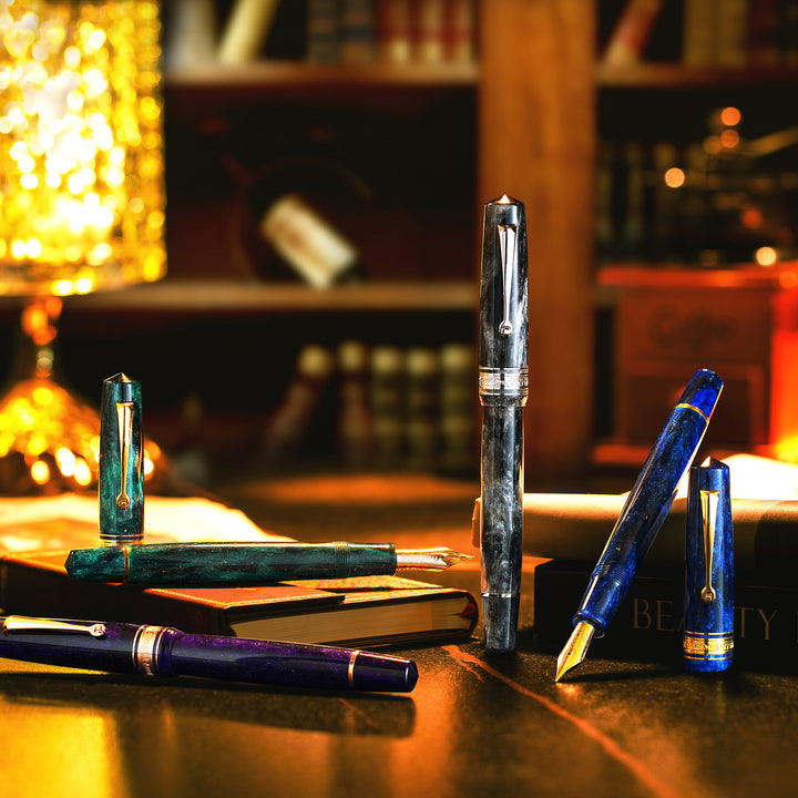 OMAS Bologna Grigio Luminoso Fountain Pen