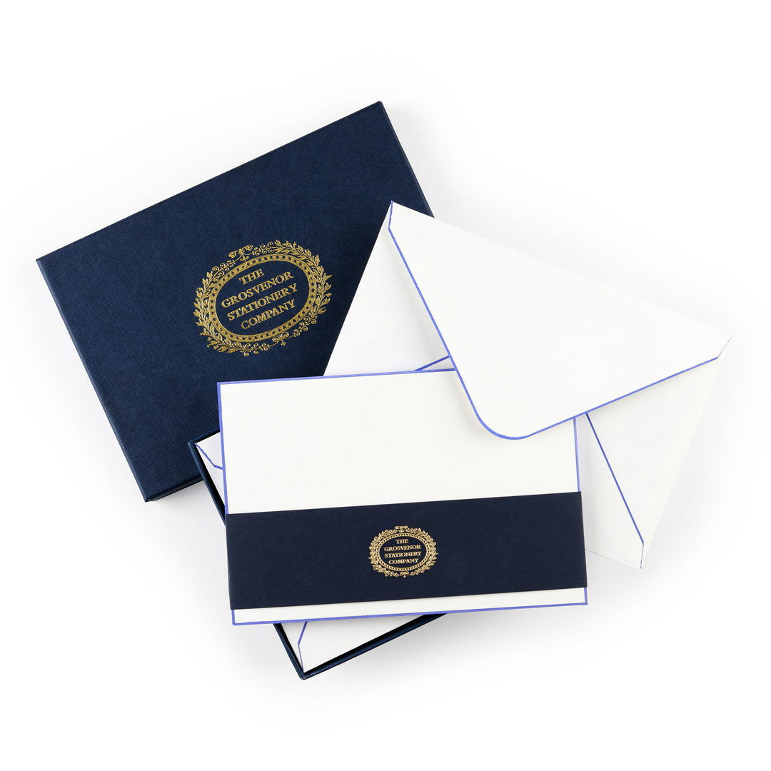 Grosvenor Cards & Envelopes - Funky Colours - Tanzanite (10ct.)