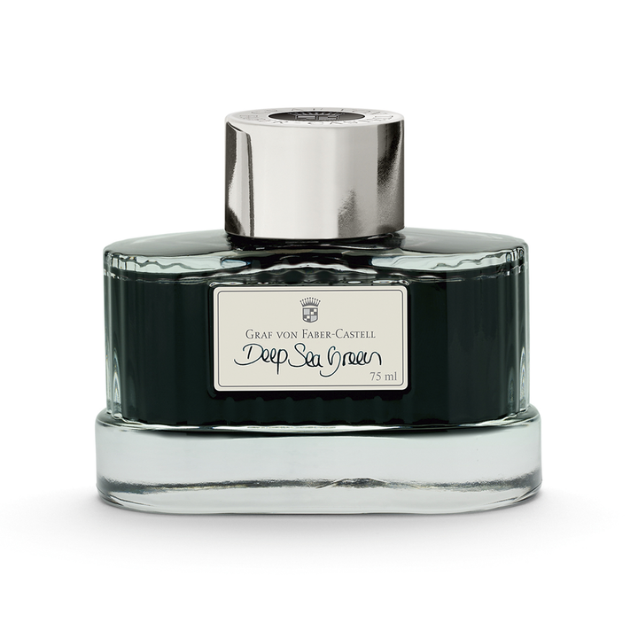 Graf von Faber-Castell 75ml Ink Bottle - Deep Sea Green