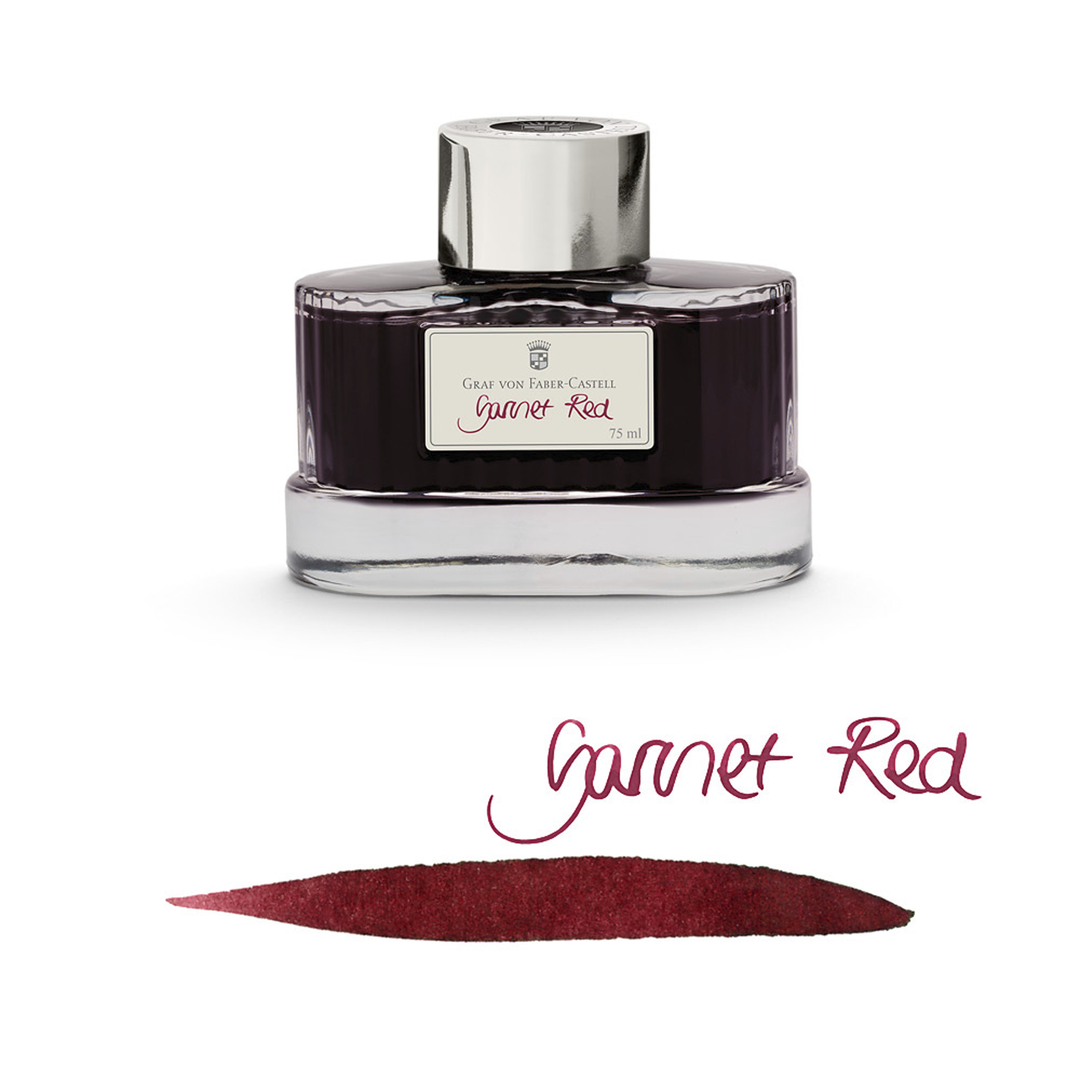 Graf von Faber-Castell 75ml Ink Bottle - Garnet Red