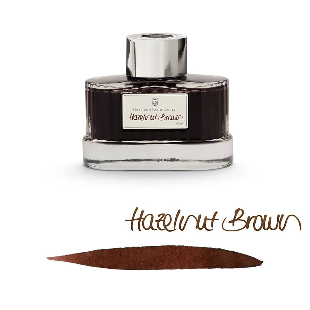 Graf von Faber-Castell 75ml Ink Bottle - Hazelnut Brown