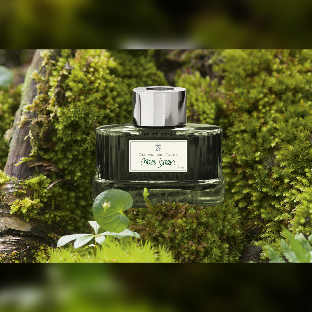 Graf von Faber-Castell 75ml Ink Bottle - Moss Green