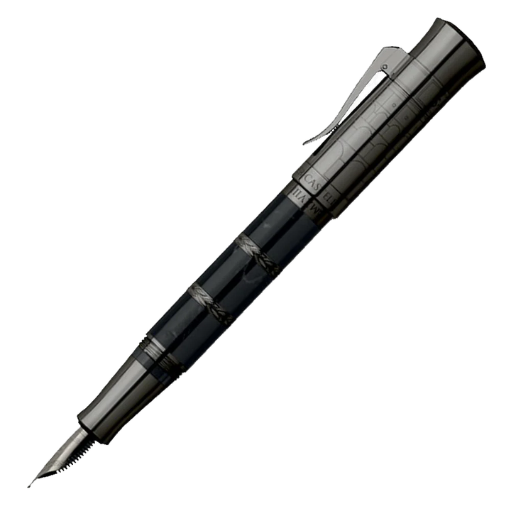 Graf von Faber-Castell Pen Of The Year 2018 Titanium/Black Fountain Pen