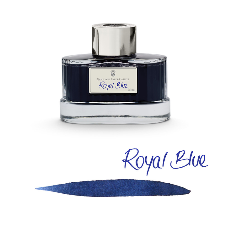 Graf von Faber-Castell 75ml Ink Bottle - Royal Blue