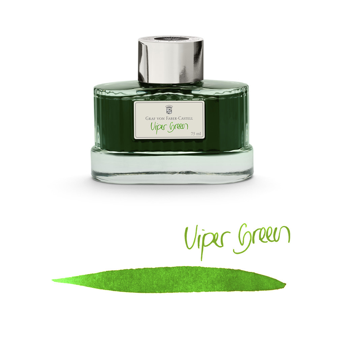 Graf von Faber-Castell 75ml Ink Bottle - Viper Green