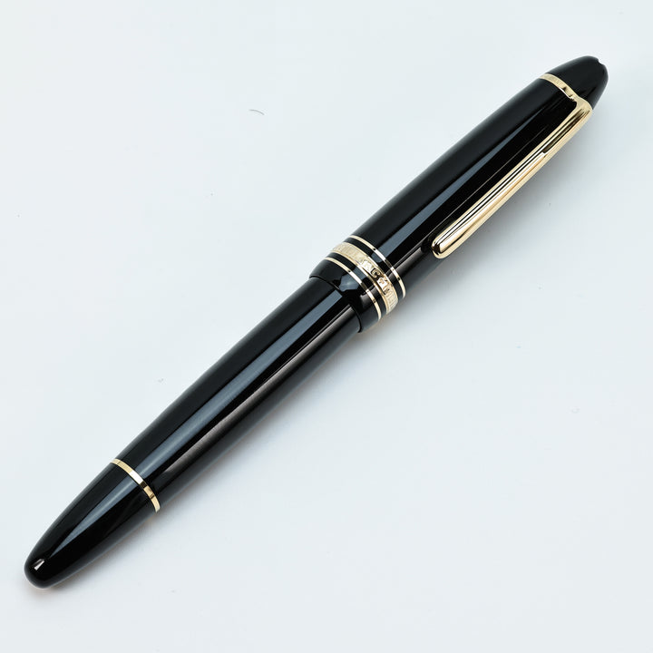 MONTBLANC MEISTERSTÜCK 146 PLATINUM-COATED LEGRAND FOUNTAIN PEN-BLACK