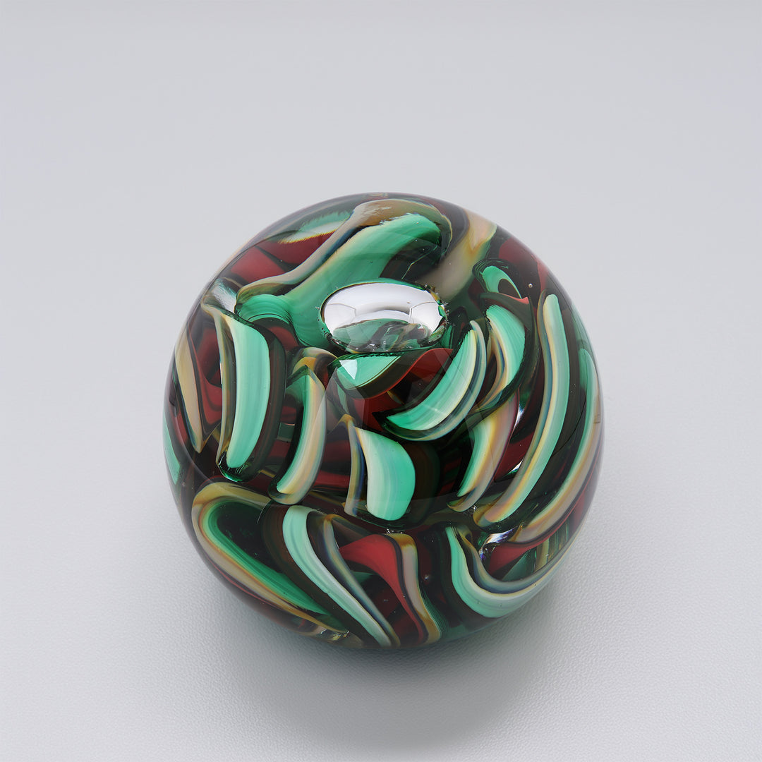 Hudson Glass Handblown Glass Ribbon Paperweight