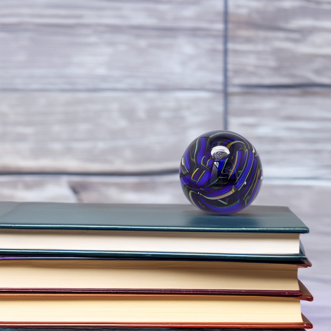 Hudson Glass Handblown Glass Ribbon Paperweight