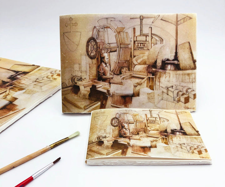 Amalfi Paper Watercolour Album / Sketchbook / Notebook with Untouched Edges | Amatruda Italy