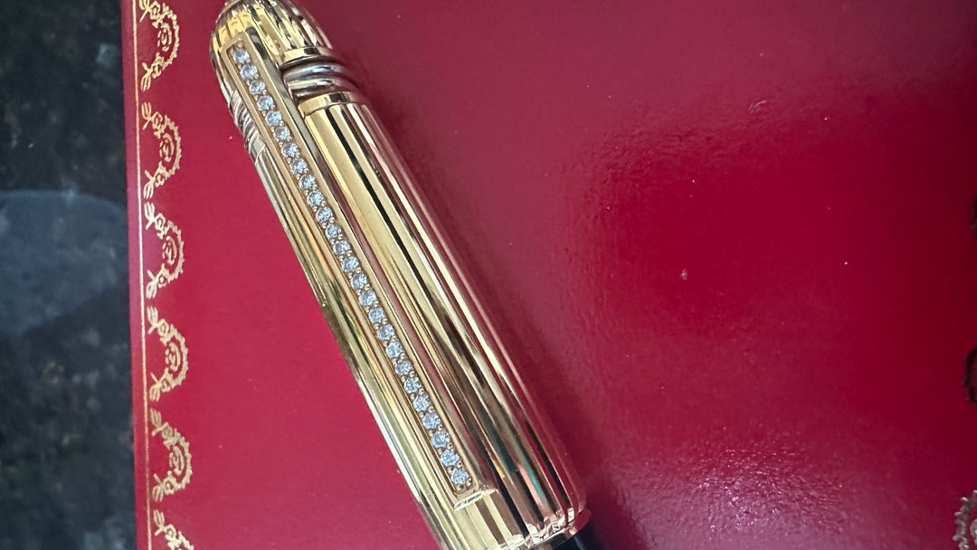 Cartier Limited Edition Diamond Cap Pasha - Fountain Pen